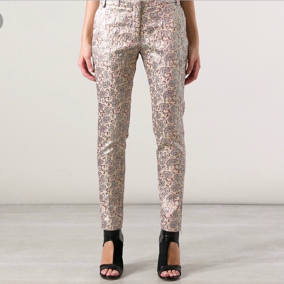 Dries Van Noten Brocade Slim Leg 